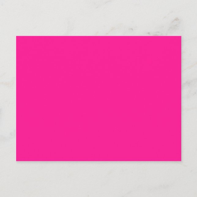 color deep pink postcard (Front)