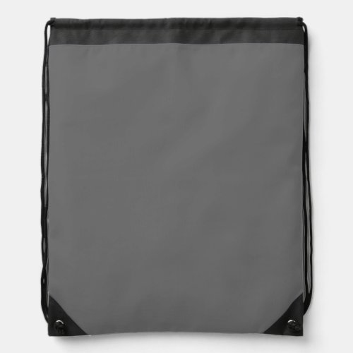 color dim grey drawstring bag