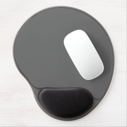 color dim grey gel mouse pad