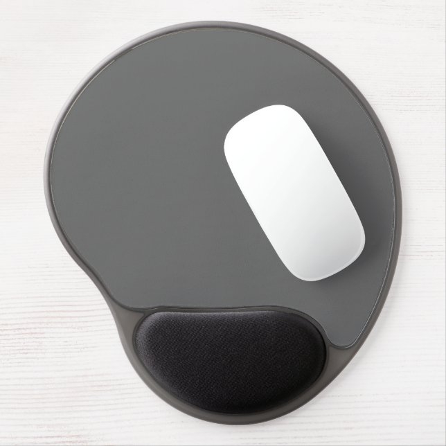 color dim grey gel mouse pad (Left Side)