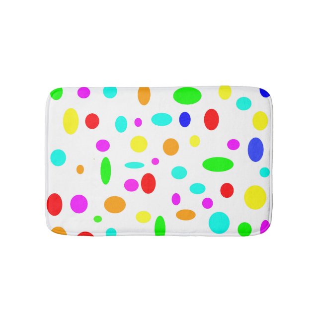 Color Dots Bath Mat (Front)