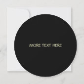 Color Dots & Circle Pattern + your text & backgr. (Back)