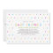 Color Dots Modern Clean Neutral Baby Shower Invite