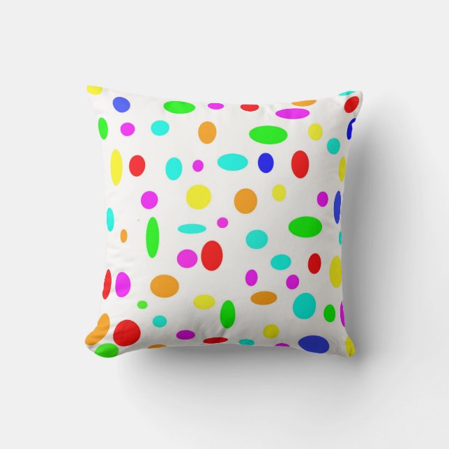 Color Dots Pillow (Front)