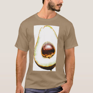 Color Drawing of Avocado T-Shirt