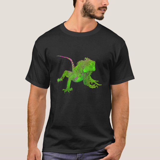Color drawing of iguana T-Shirt (Front)