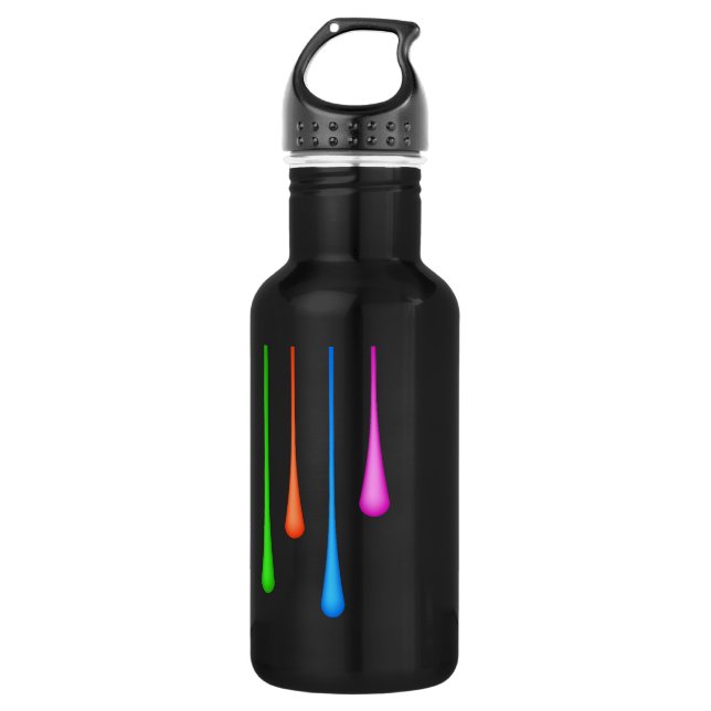 Color Drips Water Bottle (Front)