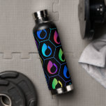Color Drops Water Bottle