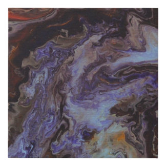 Color Dump Faux Canvas Print