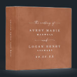 Color Editable Terra Cotta Wedding Photo Album 3 Ring Binder<br><div class="desc">Modern Color Editable Watercolor Terra Cotta Wedding Photo Album. This simple elegant design is beautify hand-painted with rich colors that are perfect for fall. Shown in the Terracotta Wedding Color Palette colorway with gorgeous signature script font with tails, the ethereal watercolor wedding collection is sure to make your wedding memorable...</div>