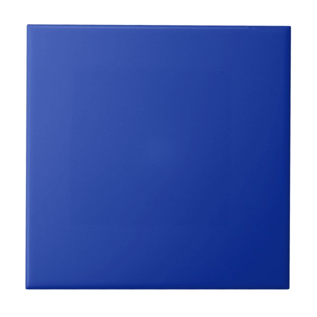 color Egyptian blue Ceramic Tile (Front)