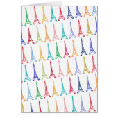 color eiffel towers pattern (Front)