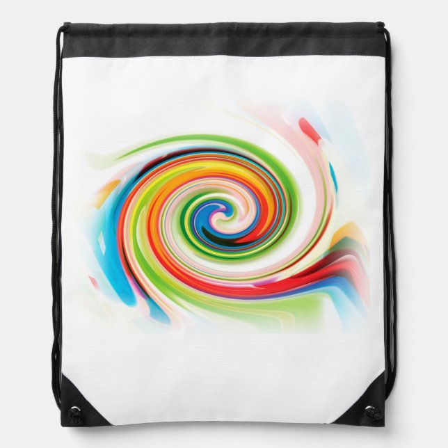 Color Experiment Drawstring Bag (Front)