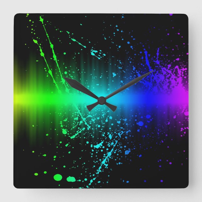 Color Explosion 1 Clock (Front)