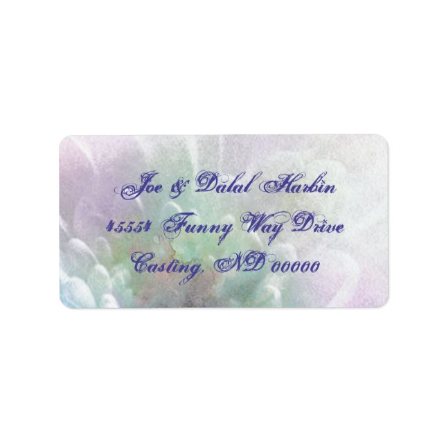 Color Explosion Address Labels (Front)