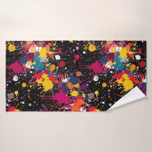 Color Explosion Bath Towel Set (Bath Towel)