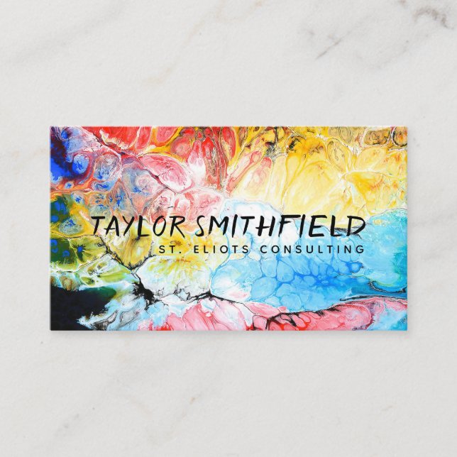 color explosion business card (Front)
