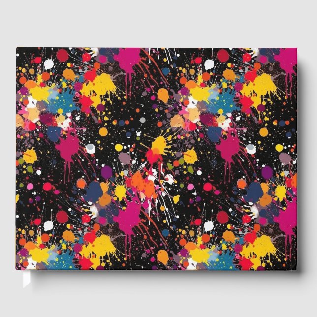 Color Explosion Guest Book (Front)