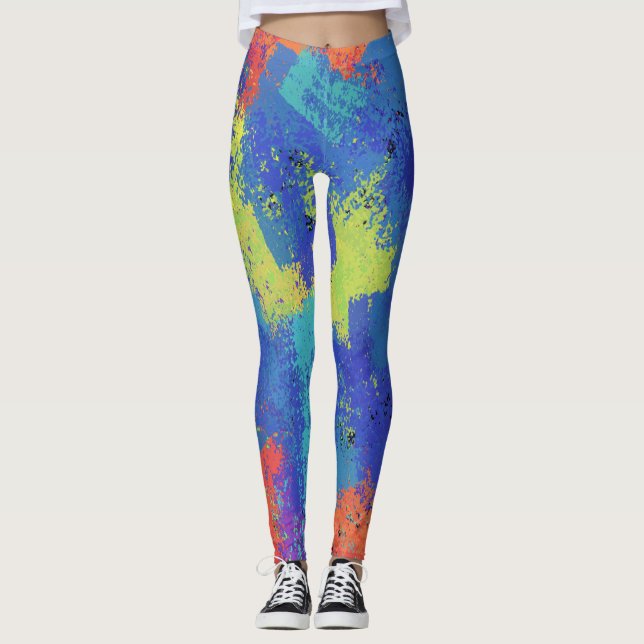 Color Explosion Leggings (Front)