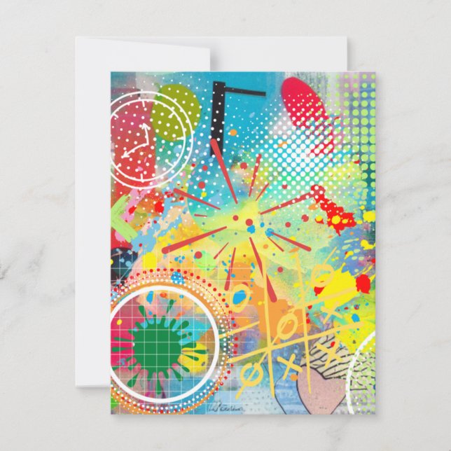 Color Explosion Note Card (Front)