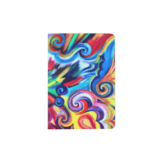 Color Explosion Passport Holder