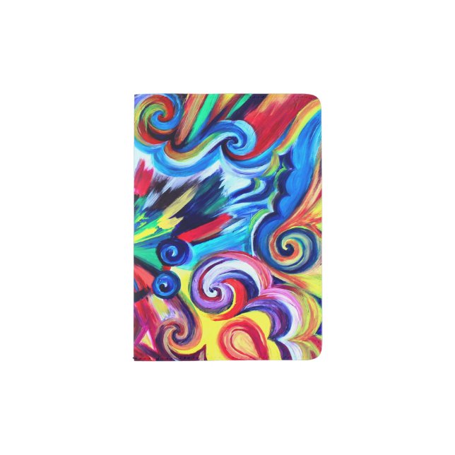 Color Explosion Passport Holder (Front)