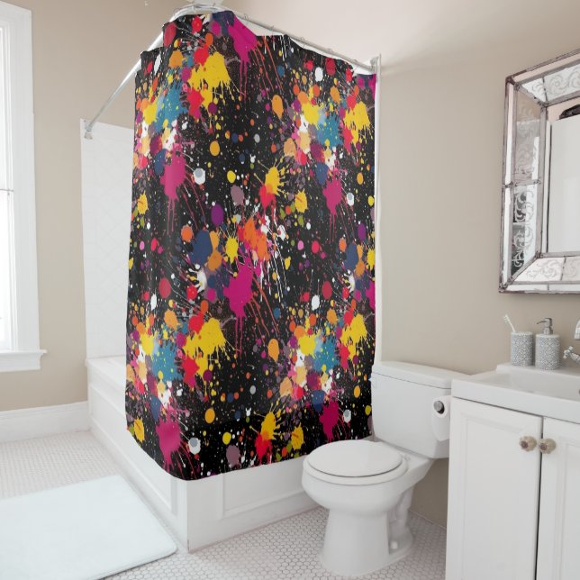 Color Explosion Shower Curtain (In Situ)