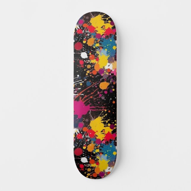 Color Explosion Skateboard (Front)
