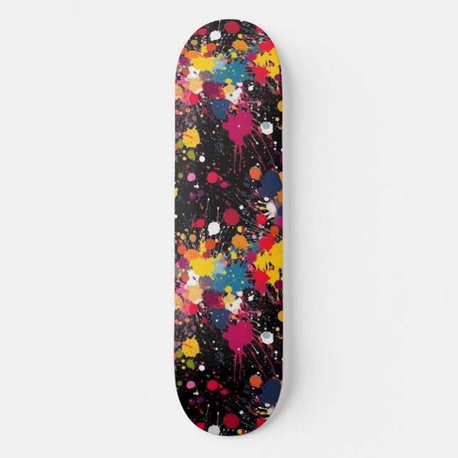 Color Explosion Skateboard (Front)