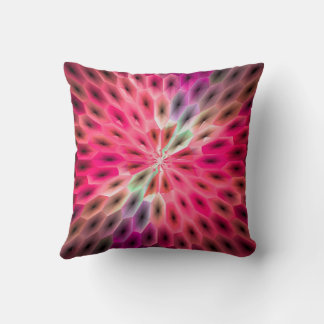 Color Explosion Throw Pillow