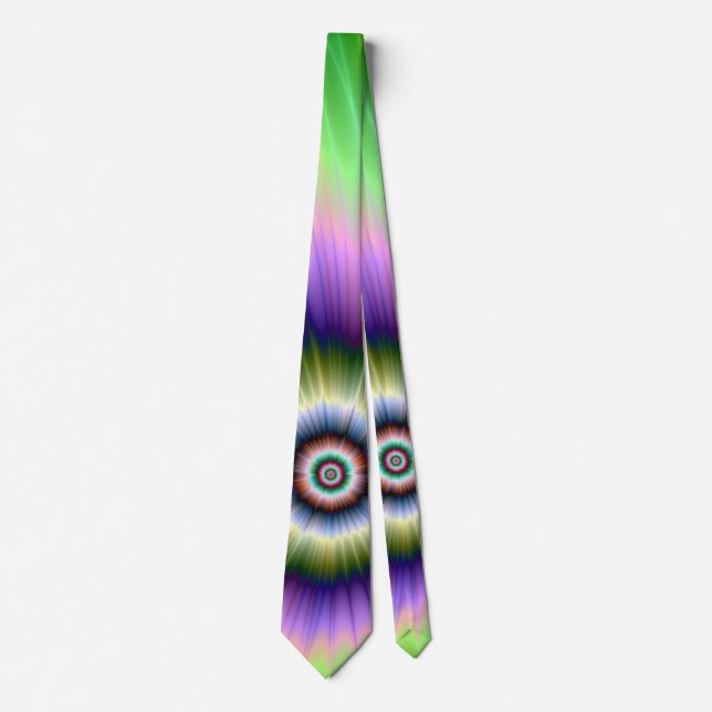 Color Explosion Tie-dyed Tie (Front)