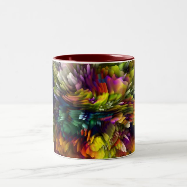 Color Explosion Two-Tone Coffee Mug (Center)