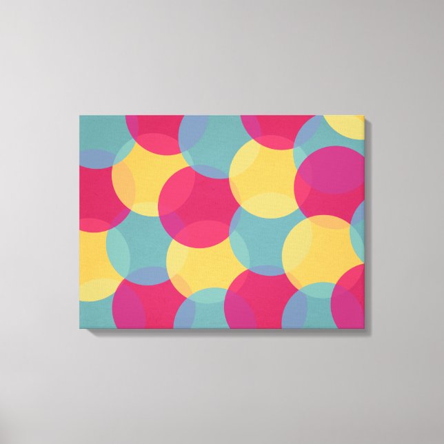 Color Explosion Wrapped Canvas (Palette 1) Print (Front)