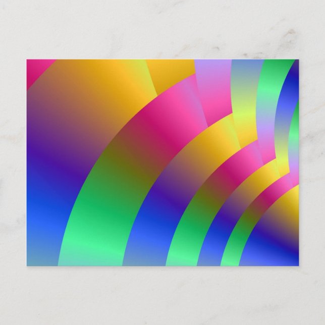 Color Fan Postcard (Front)
