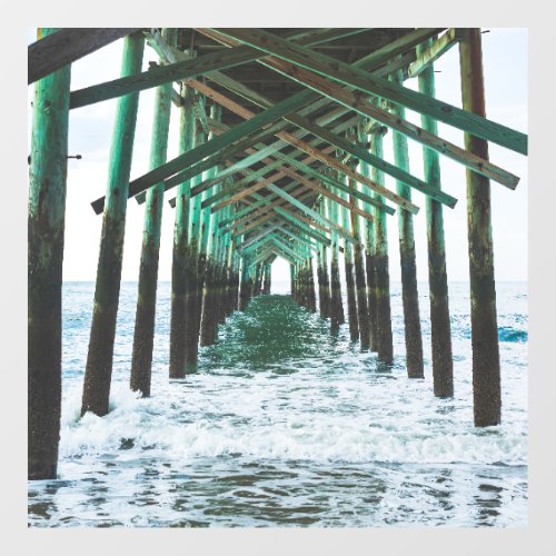 Color Film Like Photo From Under Ocean Isle Pier Wall Decal