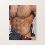 Color Fireman Puzzle<br><div class="desc">Color photography of hunky fireman on a puzzle</div>