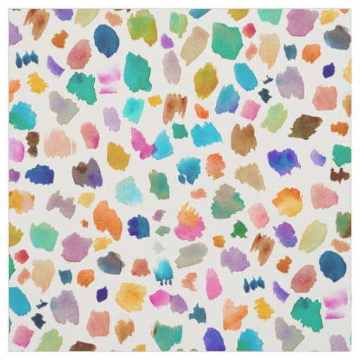 COLOR FLAKES Brush Strokes Fabric