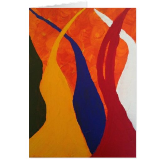 Color Flames Wind Cards (Front)