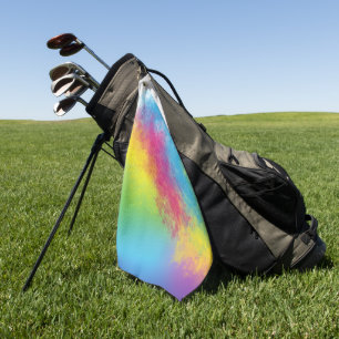 color flash golf towel
