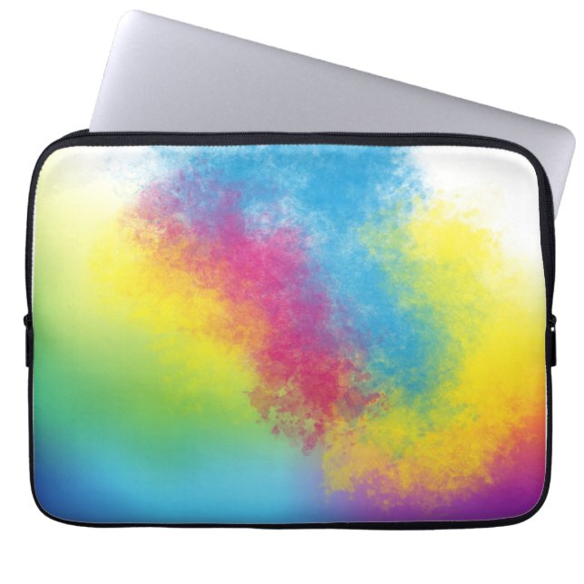 color flash laptop sleeve (Front)