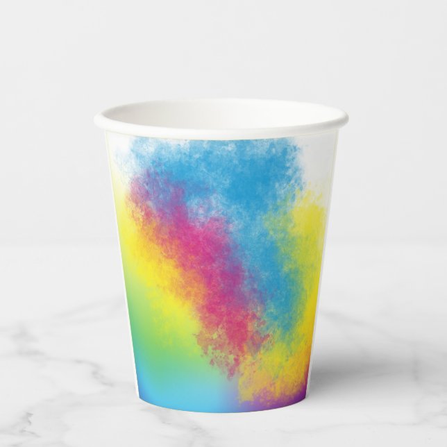 color flash paper cups (Front)