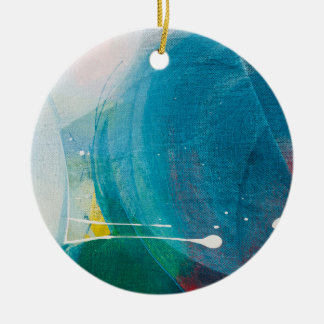 Color Flow Ceramic Ornament