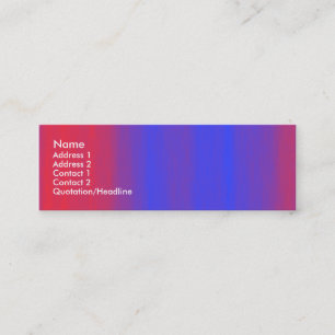 Color Flow Mini Business Card