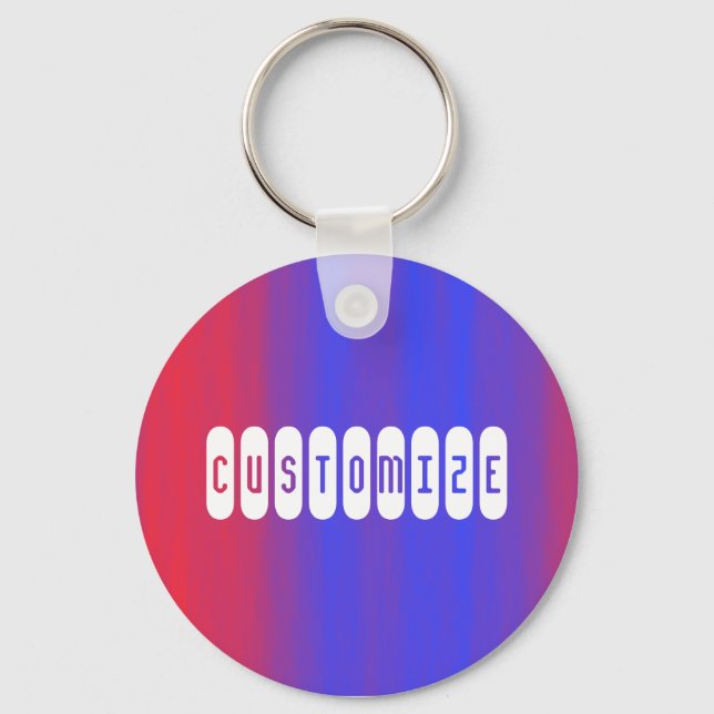 Color Flow - Template Keychain (Front)