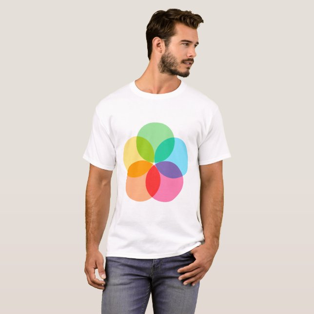 Color Flower T-Shirt (Front Full)