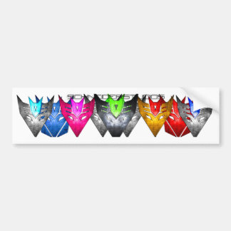 Color Formation trans Bumper Sticker