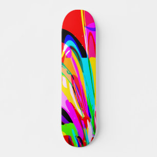 Color Fountain Skateboard Deck