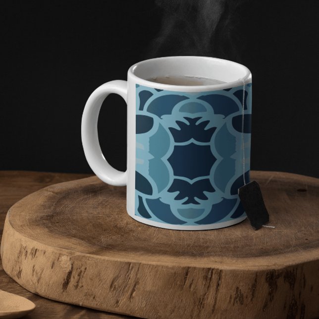 Color Fun Blue Collage Classic Mug (Creator Uploaded)