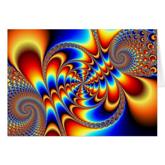 Color Fun - Fractal Cards (Front Horizontal)