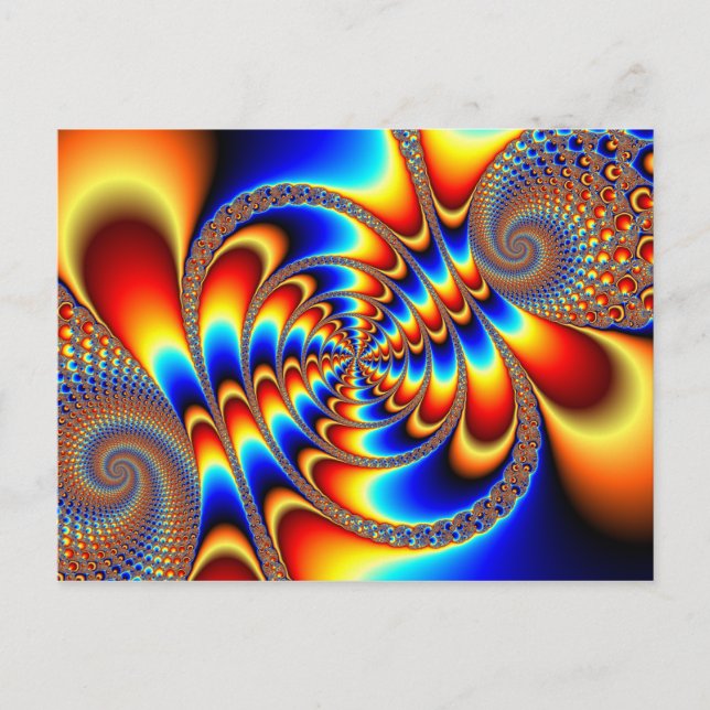 Color Fun - Fractal Postcard (Front)